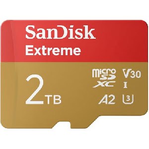 SanDisk Extreme R240/W140 microSDXC 2TB Kit um 180,49 € statt 276,23 €