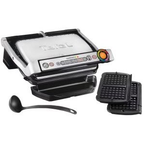 Tefal GC716D12 OptiGrill+ Kontaktgrill inkl. Waffelplatten um 127,95 € statt 167,69 €