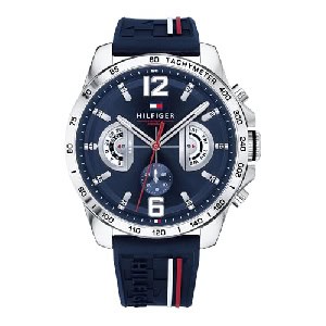 Tommy Hilfiger Herren 46mm Analoge Multifunktions-Quarz-Uhr um 100,84 € statt 124 €