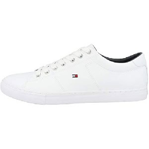 Tommy Hilfiger Herren Cupsole Sneaker Essential Leather Schuhe, weiß um 50,97 € statt 70,48 €