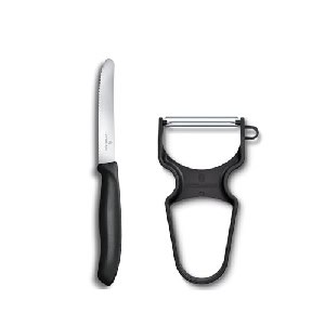 Victorinox Swiss Classic Gemüsemesser-Set, 2-teilig schwarz um 7,46 € statt 9,42 €