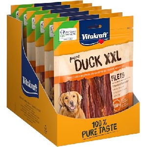 6x Vitakraft Entenbrustfiletstreifen Hundeleckerli 250g um 25,28 € statt 35,23 €