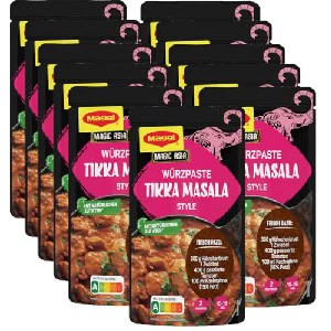 11x MAGGI Food Travel Würzpaste für Tikka Masala Style (Ohne Konservierungsstoffe, Vegetarisch) um 6,52 € statt 11,83 €