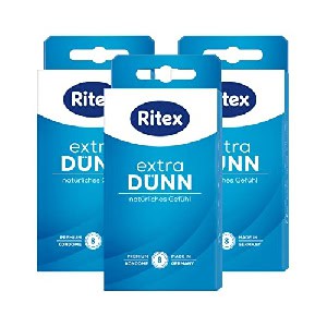 3x Ritex Extra dünn Kondome, 8 Stück um 11,27 € statt 14,50 €