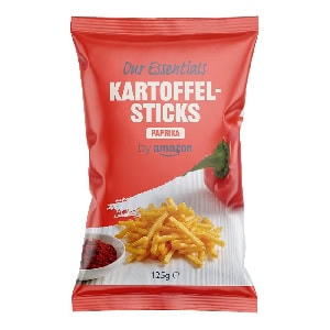 4x by Amazon Kartoffelsticks Paprika 125g um 3,41 € statt 4,28 €