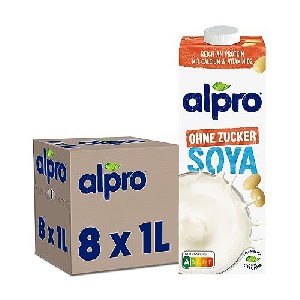 8x Alpro Sojadrink ohne Zucker 1L (Vegan und milchfrei) um 11,42 € statt 19,53 €