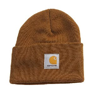 Carhartt Herren Strickmütze mit Umschlag, braun um 12,05 € statt 22,91 €