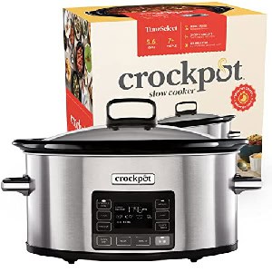 Crock-Pot CSC066 Time Slow Cooker 5,6L um 69,18 € statt 119,24 €