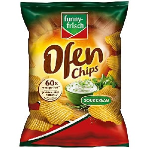 funny-frisch Ofen Chips Sour Cream 125g um 1,08 € statt 1,85 €