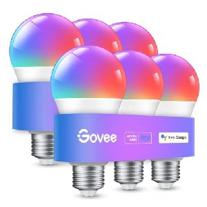 6x Govee RGBWW Smart LED Bulb E27 9W um 38,37 € statt 56,16 €