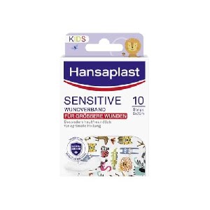 Hansaplast Sensitive Kinder XL 6 x 7cm Pflaster, 10 Stück um 1,80 € statt 5,95 €