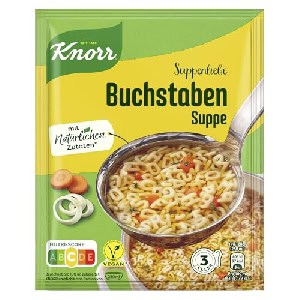 Knorr Suppenliebe Buchstaben Suppe um 0,56 € statt 0,92 €