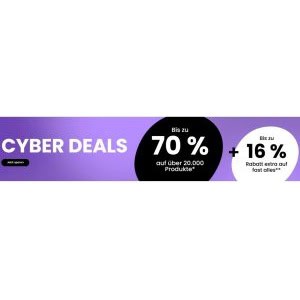 Lampenwelt Cyber Monday – bis zu 70% Rabatt & bis zu 16% Extra-Rabatt