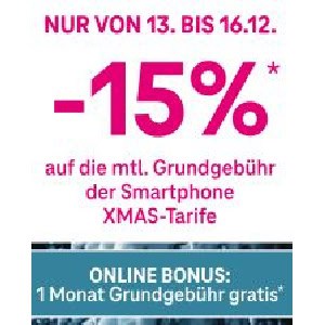 Magenta – 15% Rabatt auf Smartphone-Tarife + 1 Monat GRATIS Grundgebühr + 12 Monate Disney+ GRATIS