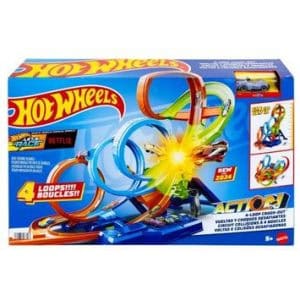 Mattel Hot Wheels Action 4 Loopings Crash Gefahr um 39,90 € statt 79,80 €