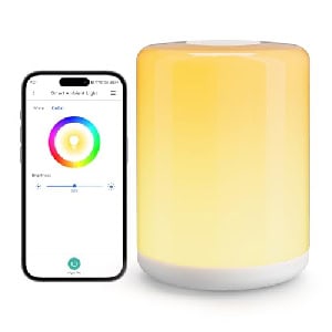 meross WLAN LED Nachttischlampe Touch Dimmbar um 15,92 € statt 34,66 €