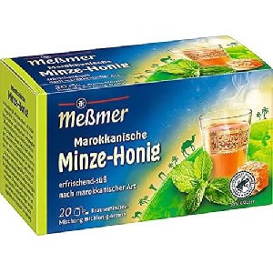 Meßmer Ländertee | Marokkanische Minze-Honig Tee | 20 Teebeutel | Glutenfrei | Laktosefrei um 1,43 € statt 2,37 €