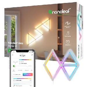 nanoleaf Lines 60 Degrees LED Lichtleiste Starterkit 9x 2W um 89,75 € statt 143 €