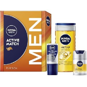 NIVEA MEN Active Match Geschenkset um 6,35 € statt 12,54 €