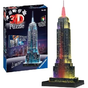 Ravensburger “Empire State Building Night Edition” 3D Puzzle (216 Teile) um 24,95 € statt 36,99 €