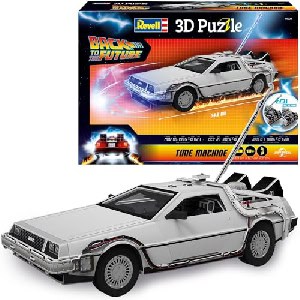 Revell Time Machine 3D Puzzle | Zurück in die Zukunft Modellbau-Set | 157 Präzisionsteile um 13,10 € statt 22,14 €