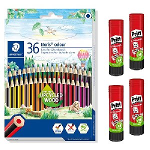 STAEDTLER Noris colour Buntstifte Set (36 Buntstifte + 4 Pritt Klebestifte) um 9,24 € statt 13,54 €