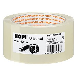 tesa NOPI transparentes Packband 66 m x 50 mm (geräuscharm abrollbar, lösungsmittelfrei, abriebfest)um 1,81 € statt 2,88 €