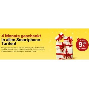 yesss – Smartphone-Tarife 4 Monate GRATIS testen für Neukunden (bis zu 59,96 € sparen)