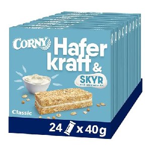 24x Haferriegel Corny Haferkraft Skyr Classic 40g (ohne Zuckerzusatz) um 15,95 € statt 22,06 €