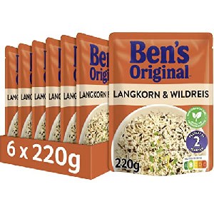 6x BEN’S ORIGINAL Express Langkorn & Wildreis 220g um 7,76 € statt 12,99 €