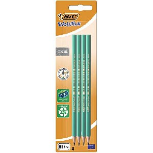 4x BIC Evolution Original 650 HB Bleistift um 0,93 € statt 2,18 €