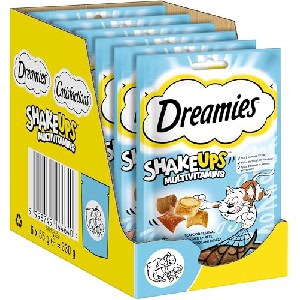 6x Dreames Shake Ups Multivitamins Seafood Festival Katzenleckerlis 55g um 6,48 € statt 8,94 €