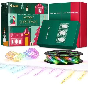 Govee Weihnachtsbeleuchtung Set (30m Lichterkette, 520 LED Lichtervorhang und 10m Eiszapfen) um 151,25 € statt 272,68 €