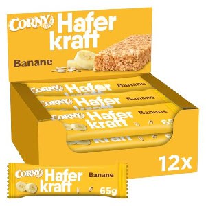 12x Haferriegel Corny Haferkraft Banane 65g (Vollkorn & Vegan) um 7,54 € statt 11,71 €