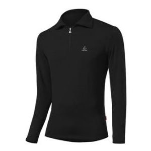 Löffler Transtex Zip-Rolli Basic CF Herren-Shirt langarm schwarz (Gr. 48 / 50 / 54) um 34,99 € statt 46,38 €