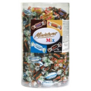 Miniatures Mix Schokoriegel Box (3kg) um 26,20 € statt 33,67 €