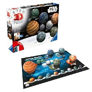 Ravensburger “Planeten der Star Wars Galaxie” 3D-Puzzle (531 Teile) um 31,16 € statt 51,99 €