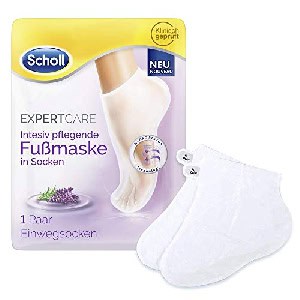 Scholl EXPERTCARE intensiv pflegende Fußmaske mit Lavendelöl, 1 Paar Einwegsocken um 3,35 € statt 5,39 €