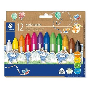 STAEDTLER Wachsmalkreide Noris junior, 12 Kreiden in leuchtenden Farben im Kartonetui um 4,67 € statt 7,81 €