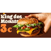 Burger King - King des Monats Oktober: Hot Cheeseburger um 3 €