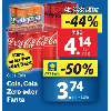 Coca Cola Dose um je 0,62 € statt 1,25 € ab 6 Stück mit Lidl Plus App