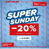 Hervis Super Sunday - 20% Rabatt auf vieles